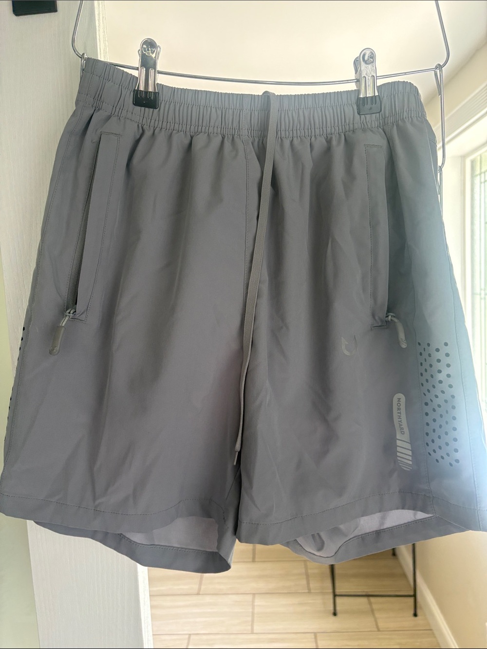 Men's Athletic Grey Performance Shorts